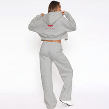Load image into Gallery viewer, Women’s Tracksuit With Fleece - FINAL SALE NO RETURNS OR EXCHANGE
