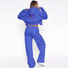 Load image into Gallery viewer, Women’s Tracksuit With Fleece - FINAL SALE NO RETURNS OR EXCHANGE