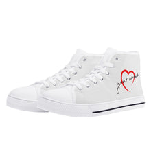 Load image into Gallery viewer, LVF Women's Custom High Top Canvas Shoes