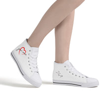 Load image into Gallery viewer, LVF Women's Custom High Top Canvas Shoes