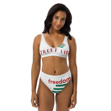 Load image into Gallery viewer, Recycled high-waisted bikini loveurfreedom