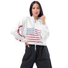 Load image into Gallery viewer, Women’s cropped windbreaker