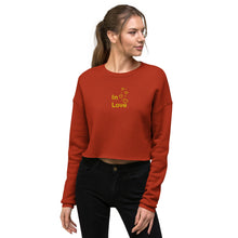 Load image into Gallery viewer, Crop Sweatshirt loveurfreedom
