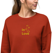 Load image into Gallery viewer, Crop Sweatshirt loveurfreedom