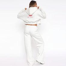 Load image into Gallery viewer, Women’s Tracksuit With Fleece - FINAL SALE NO RETURNS OR EXCHANGE

