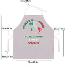 Načíst obrázek do prohlížeče Galerie, Focaccia W Amore Unisex Adjustable Apron White Strap
