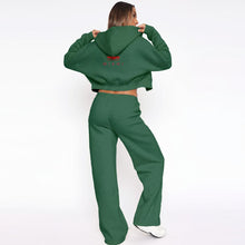 Load image into Gallery viewer, Women’s Tracksuit With Fleece - FINAL SALE NO RETURNS OR EXCHANGE
