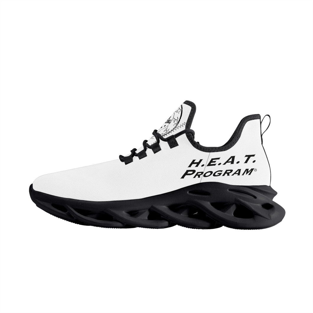 H.E.A.T. Program 37B White&Black Men's Flex Control Sneakers