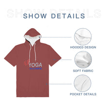 Load image into Gallery viewer, EGO Yoga 4 Unisex Hooded Cotton T-shirt
