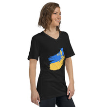 Load image into Gallery viewer, Ukraine Unisex Short Sleeve V-Neck T-Shirt
