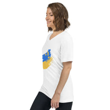 Load image into Gallery viewer, Ukraine Unisex Short Sleeve V-Neck T-Shirt
