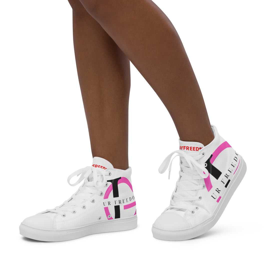 Women’s high top canvas shoes loveurfreedom